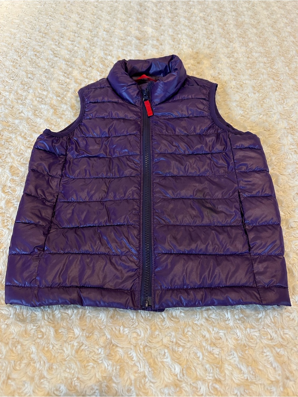 Primary puffer vest - size 6-7